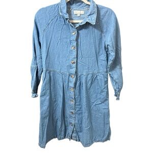 Women's Long Sleeve Denim Dress
